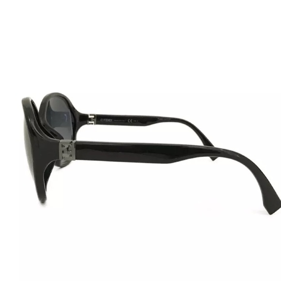 Authentic FENDI FF Logo Eyewear Sunglasses Black with case - Picture 4 of 10